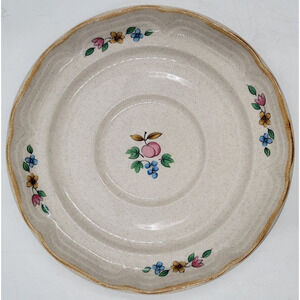 International Stoneware Heartland 6 1/4" Saucer Floral 1990's Made in Japan
